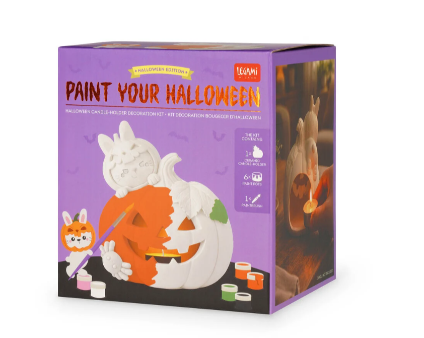 Kit Decorazione Portacandela di Halloween - Paint Your Halloween - Legami