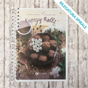 Servizio stampa e-book "Energy balls" di Nutricam - Rilegatura con spirale