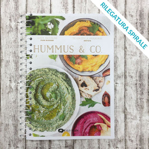Servizio stampa e-book "Hummus & co." di Nutricam - Rilegatura con spirale