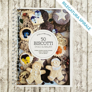 Servizio stampa e-book "50 biscotti Stella Bellomo" di Nutricam - Rilegatura con spirale