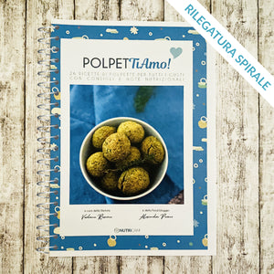 Servizio stampa e-book "PolpetTIAMO" di Nutricam - Rilegatura con spirale