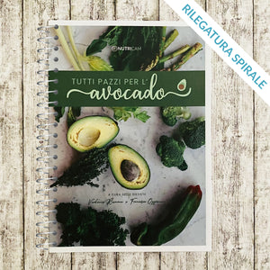 Servizio stampa e-book "Tutti pazzi per l'avocado" di Nutricam - Rilegatura con spirale